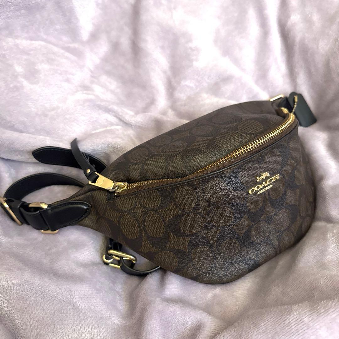 COACH ウエストバッグ 茶色