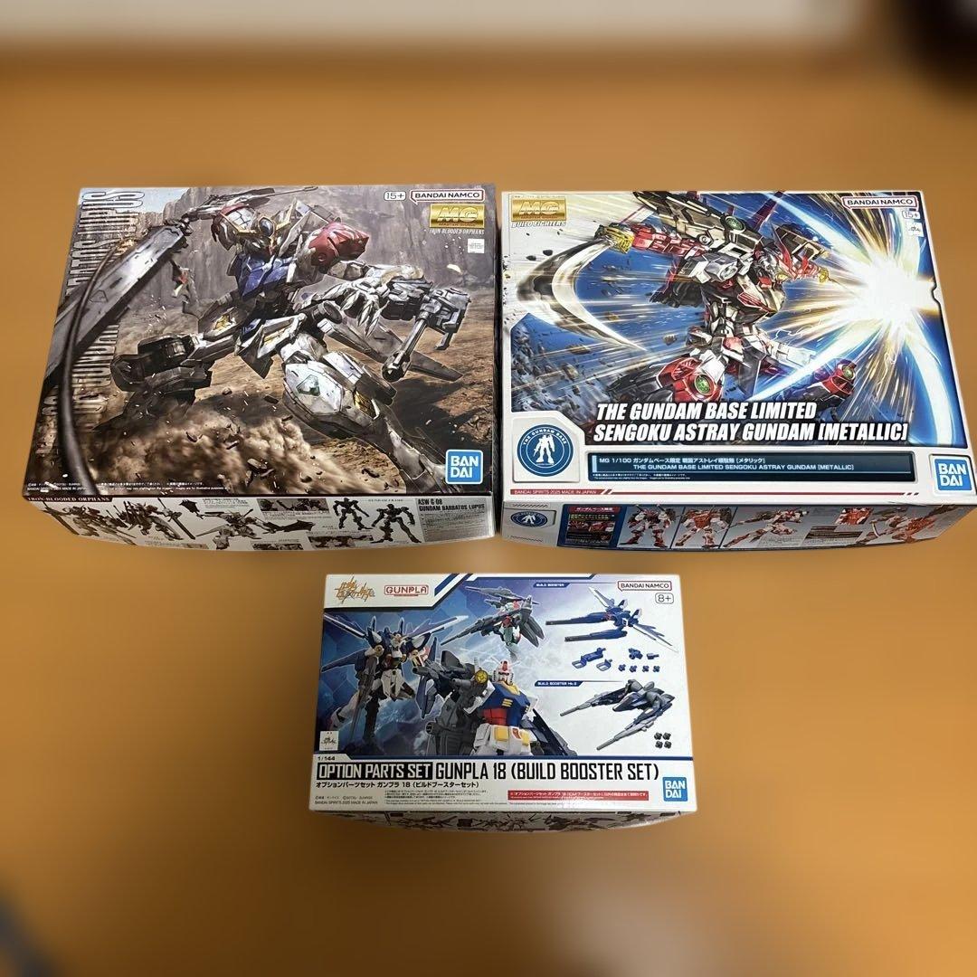 MG 1/100 ガンダムバルバトスルプス＆MG 戦国アストレイ頑駄無 ベース