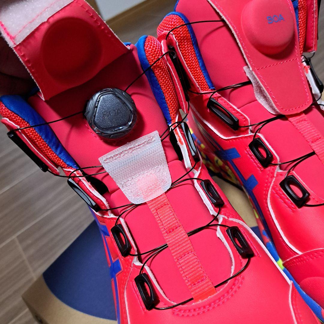 未使用　ASICS アシックス安全靴 希少カラー　ピンク