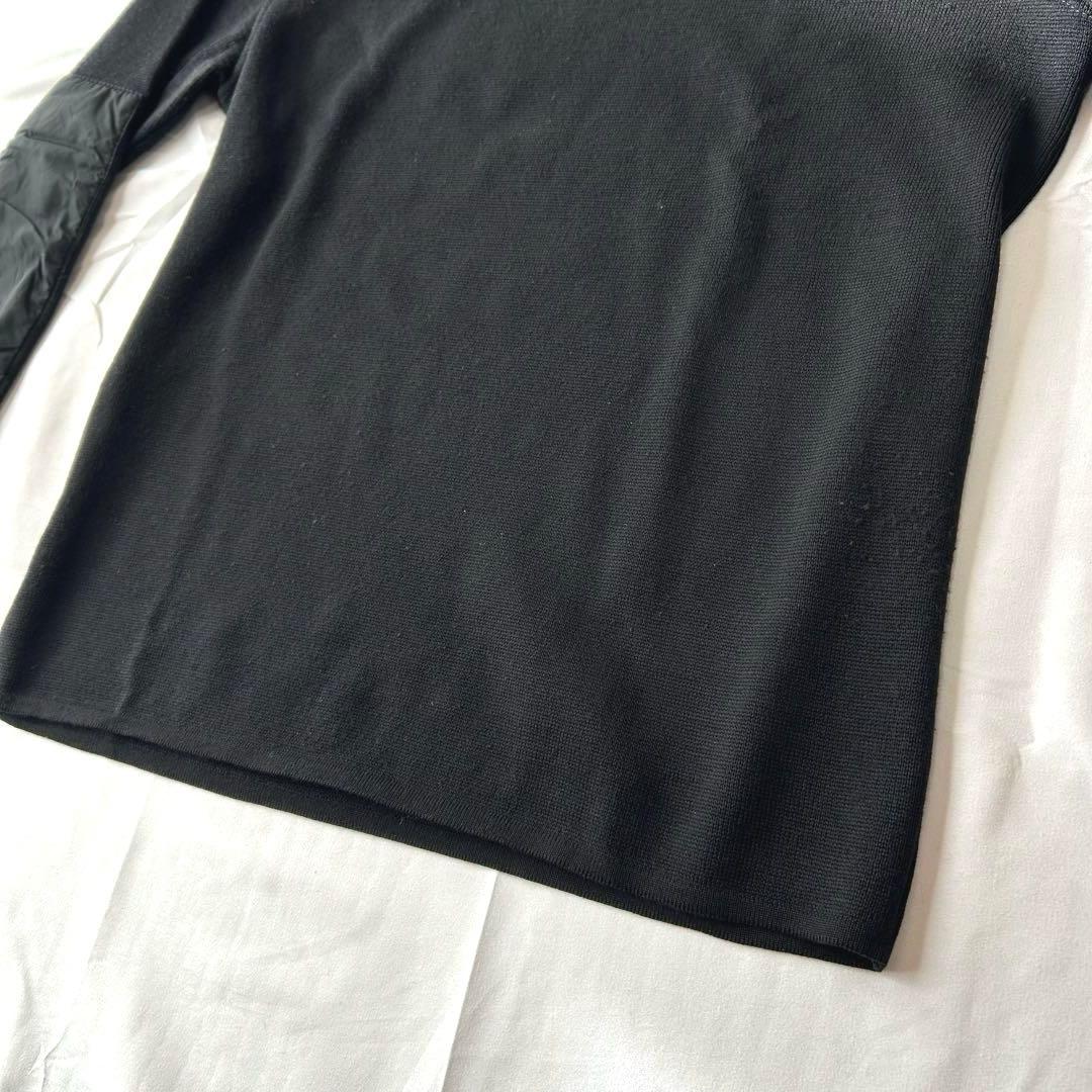 PRADA archive ニット ナイロン 切替 ハイネック セーター 48