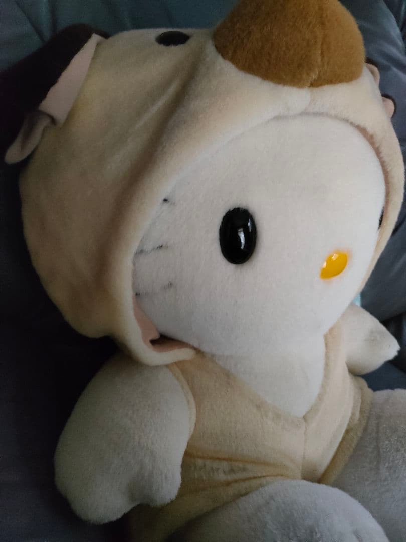 ハローキティレトロ 犬フード 着ぐるみ　ぬいぐるみ 特大サイズ