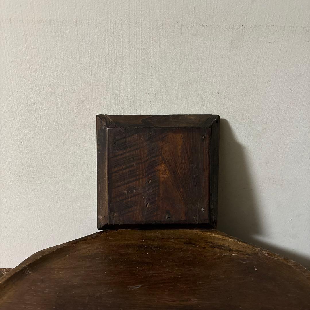 李朝　朝鮮王朝時代　祭祀の器　木皿　1点　⑤アンティーク　韓国骨董　古道具　骨董