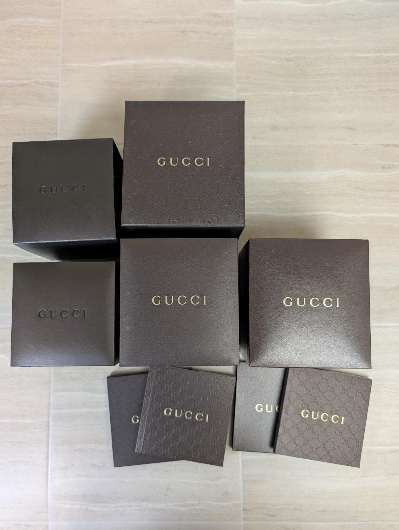 まとめ売り　GUCCI　グッチ　空箱　空き箱　ボックス　アクセサリー　ケース