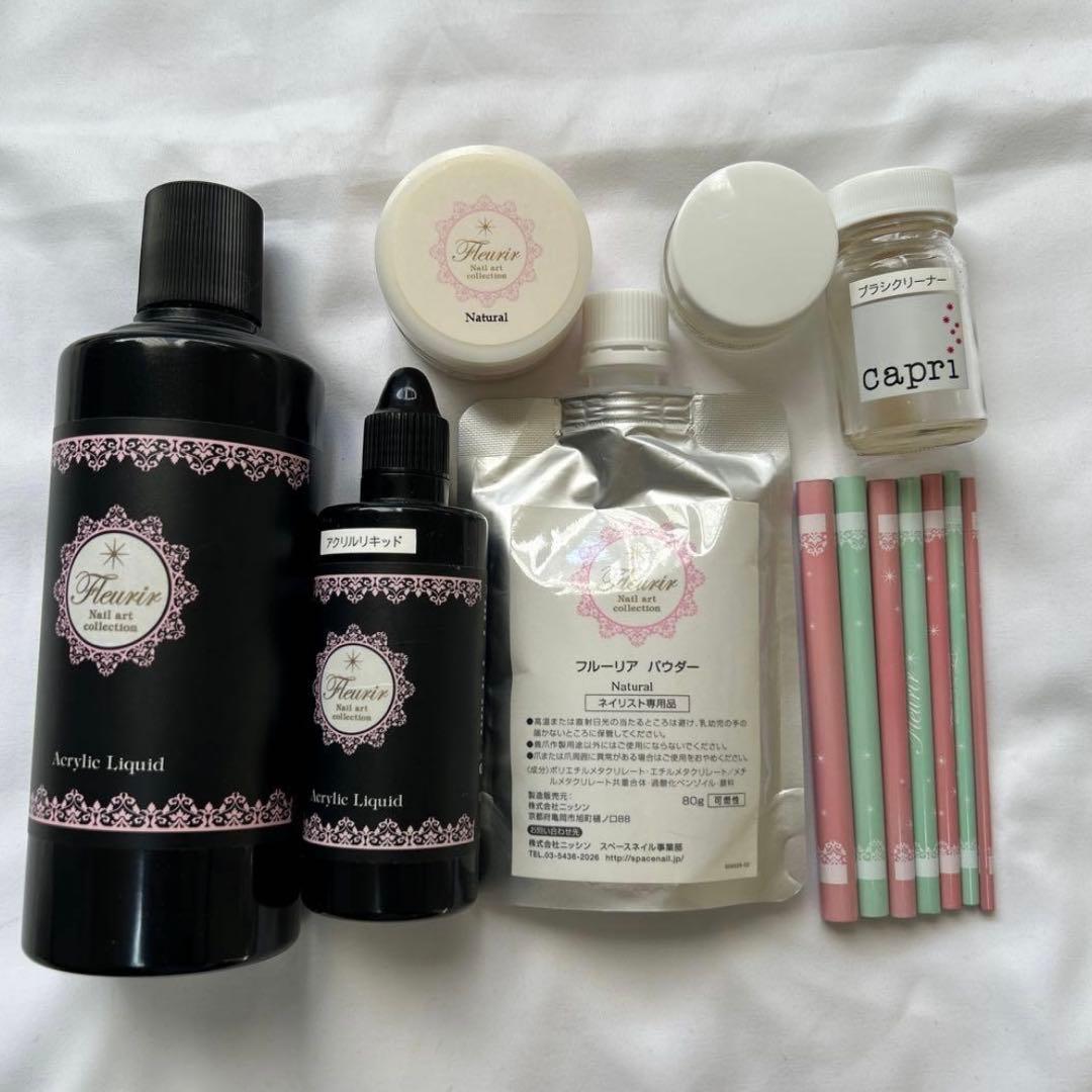 フルーリア アクリルリキッド パウダー ダッペンディッシュ Cカーブスティック