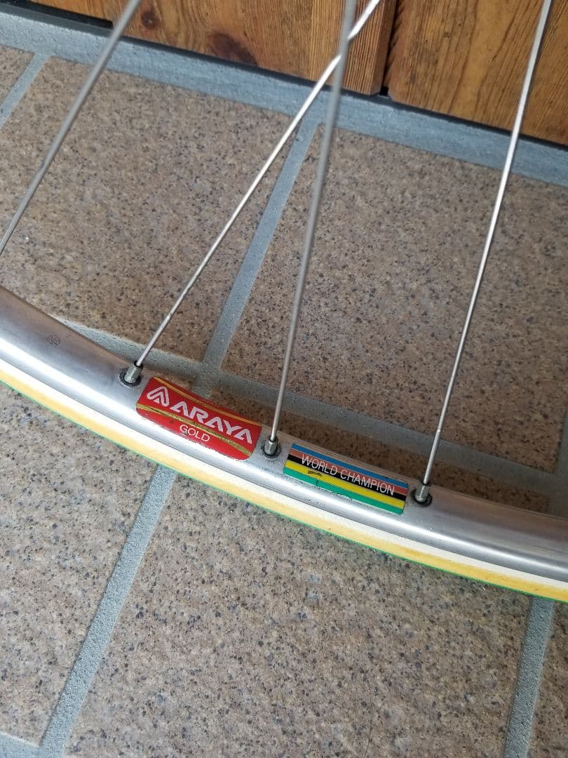 自由業 ARAYA DURA-ACE チューブラー ホイール &タイヤ付き