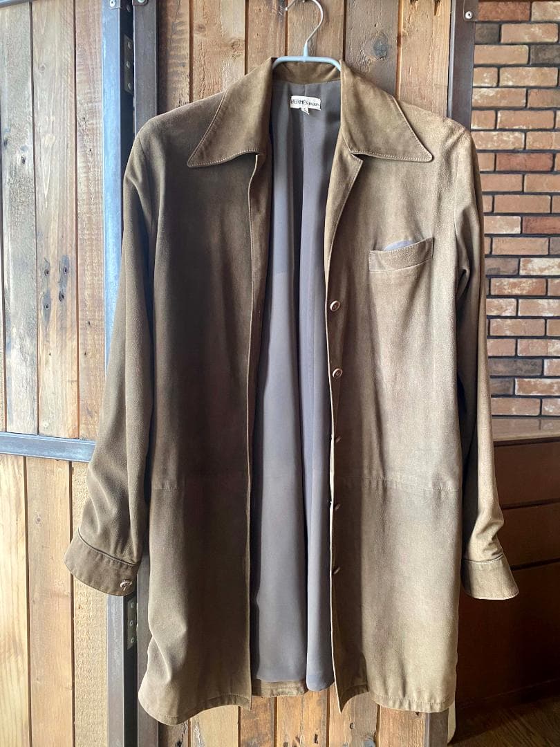 【希少】エルメス マルジェラ期 ラムスキンコート 38 レディース