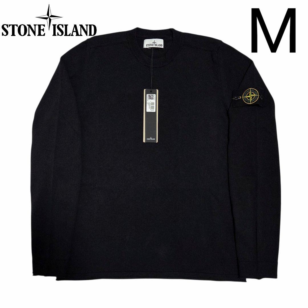 【新品】STONE  クルーネック ニット セーター ブラック M