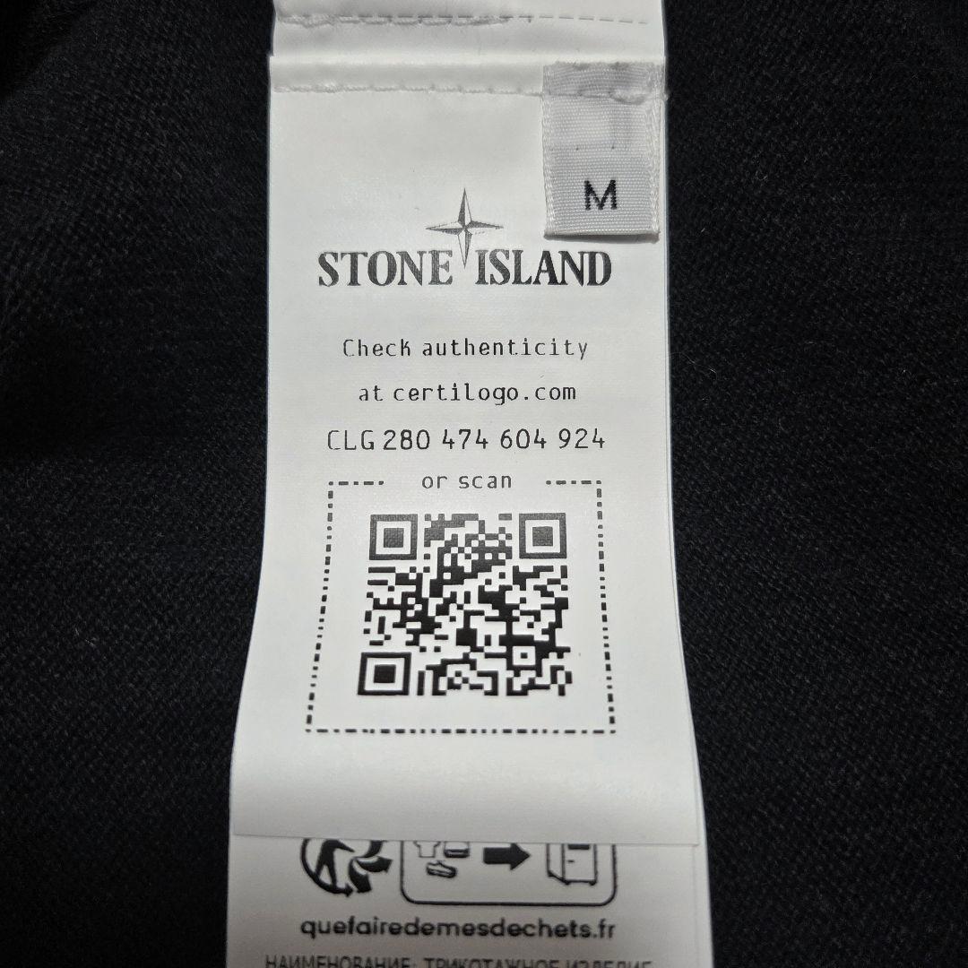 【新品】STONE  クルーネック ニット セーター ブラック M