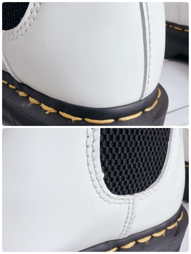 美品　Dr. Martens QUAD チェルシーブーツ24〜24.5cm厚底