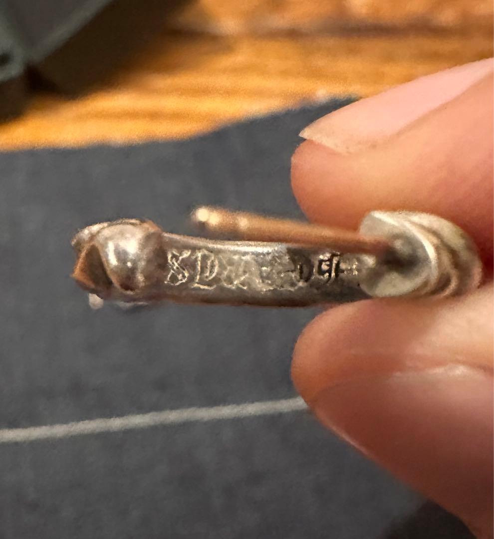 クロムハーツ スクロール フープイヤリング 両耳セット