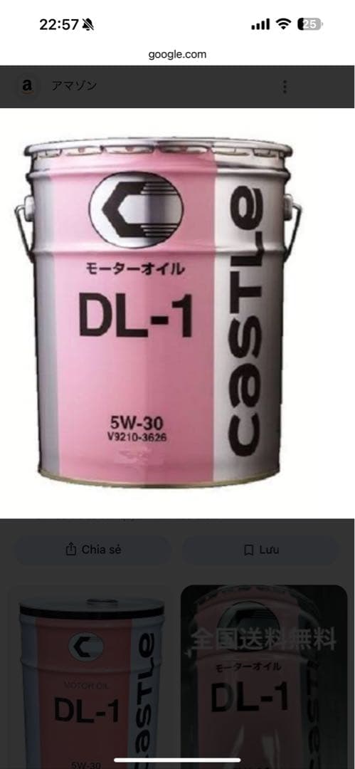 CASTLE モーターオイル DL-1 5W-30