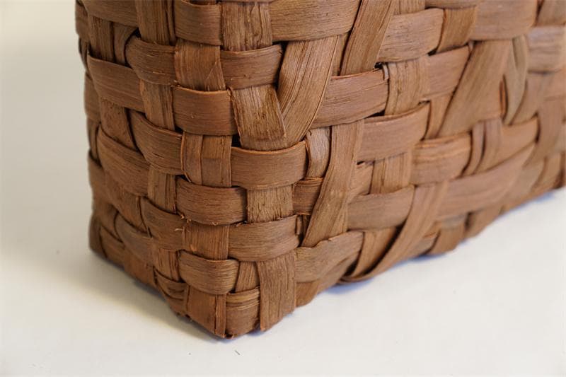 乱れ編み 山葡萄 かご　籠 バッグ 一番皮 中布と内ポケット付き かごバッグ