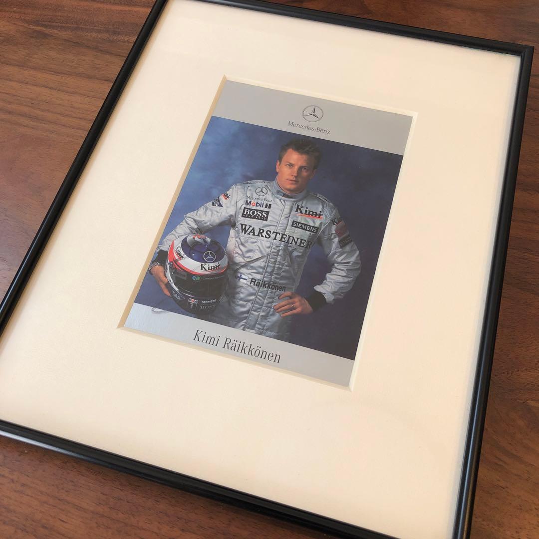 キミ・ライコネン 直筆&印刷サイン入りドライバーズカード