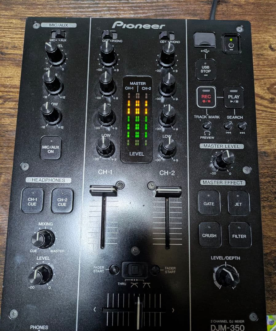 Pioneer　DJM-350　録音機能