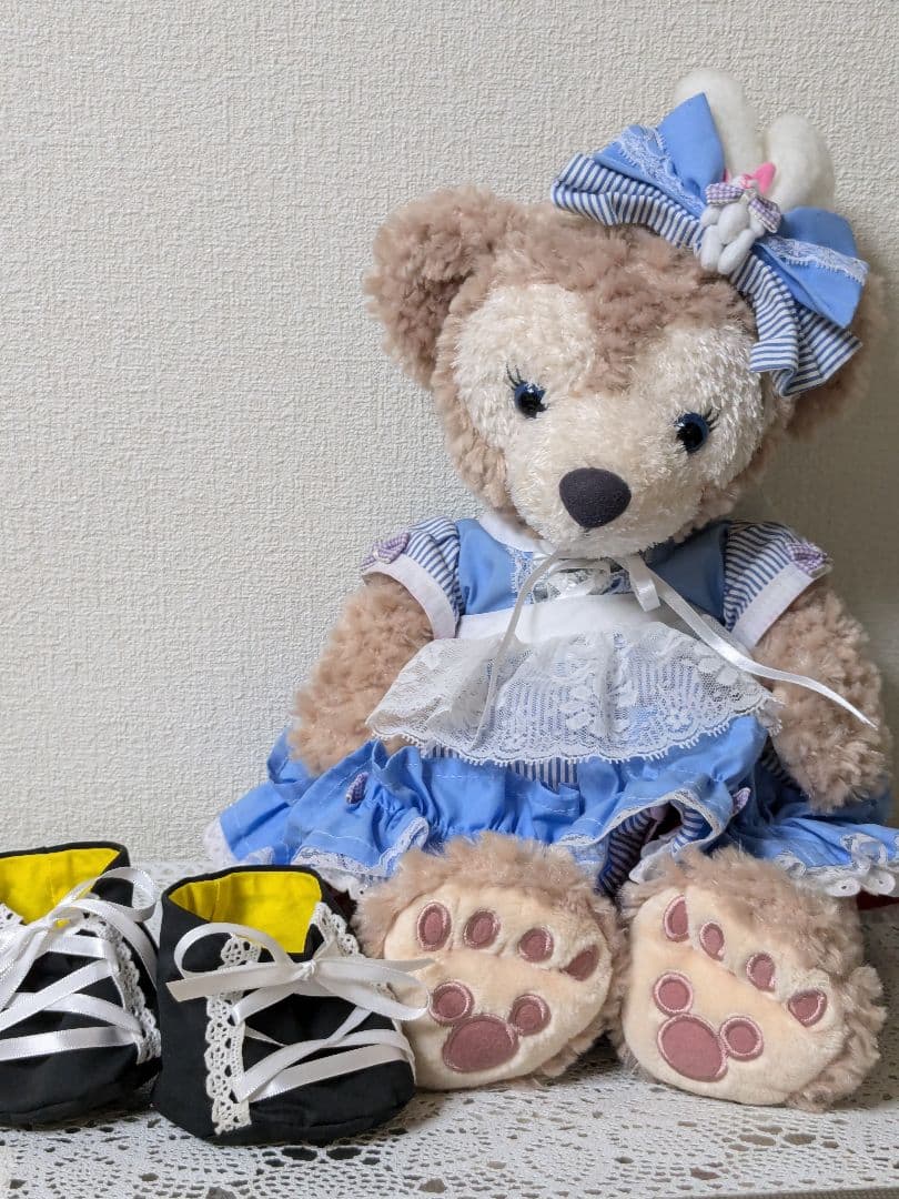 ディズニーリゾート　シェリーメイ　青いドレス♡うさぎ付コスチューム　ぬいぐるみ