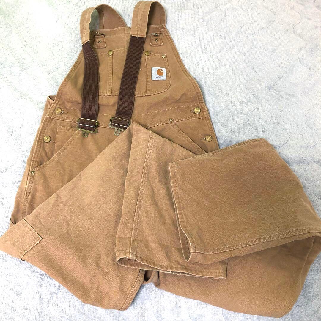 Carhartt ダックダブルニー オーバーオール 古着 ビンテージ
