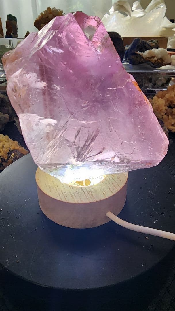 超レアピンクフローライト ランプ付き