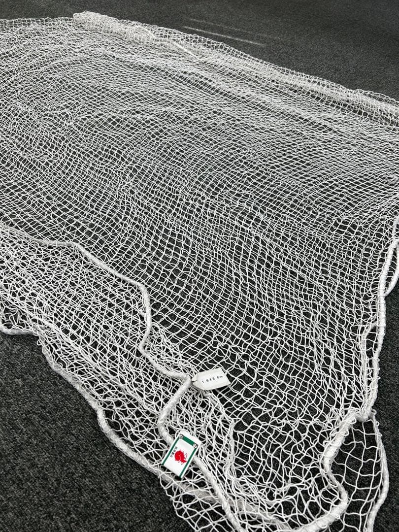 【美品】 防犯ネット 盗難防止ネット 防炎 3.60×1.80m ホワイト