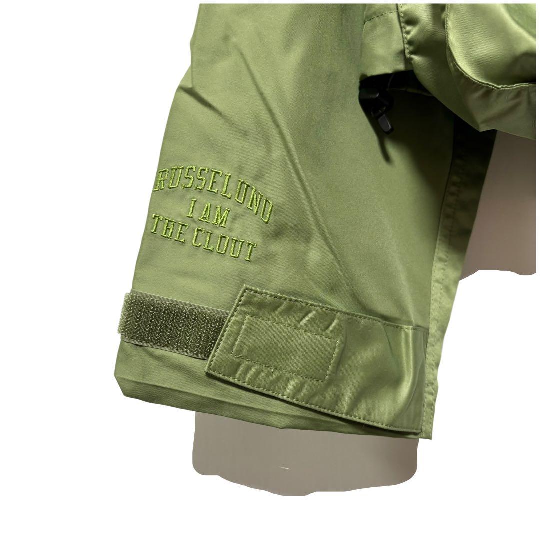 ラッセルノ ゴルフ 2Way カスタム ロング ジャケット カーキ XL 6