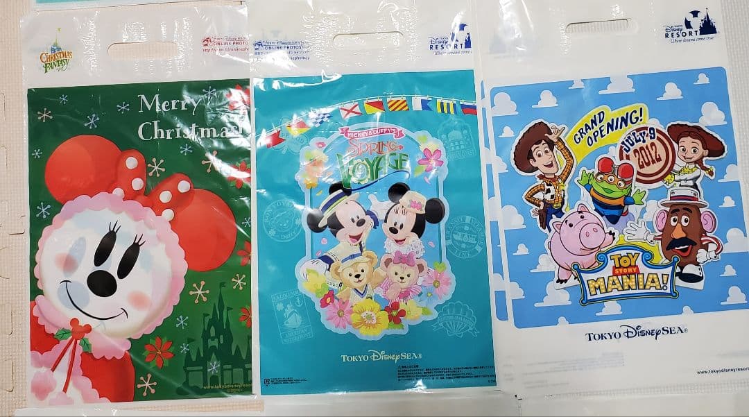 ディズニーリゾート 500枚以上 ショッパー レジ袋 おみやげ袋 ランド シー