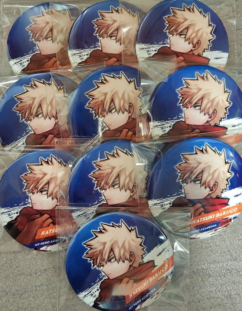 ヒロアカ コレクション缶バッジ 爆豪勝己 新十傑 十傑