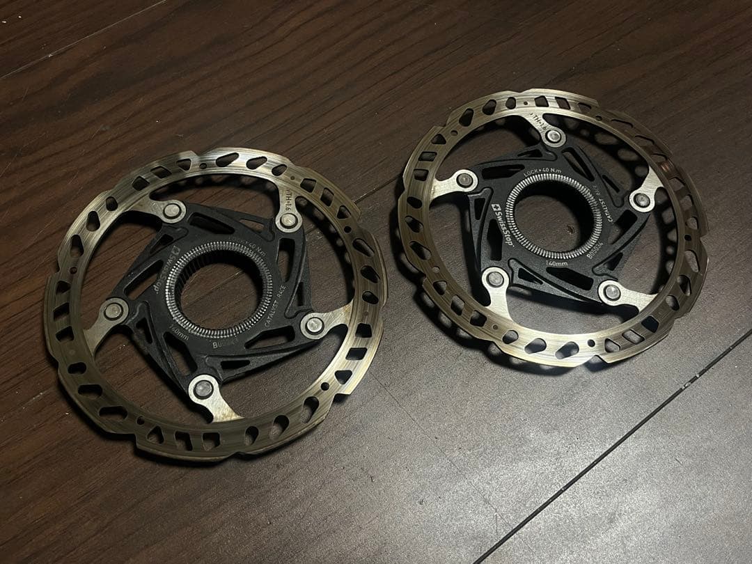 スイスストップ ディスクローターセンターロック 140mm x2