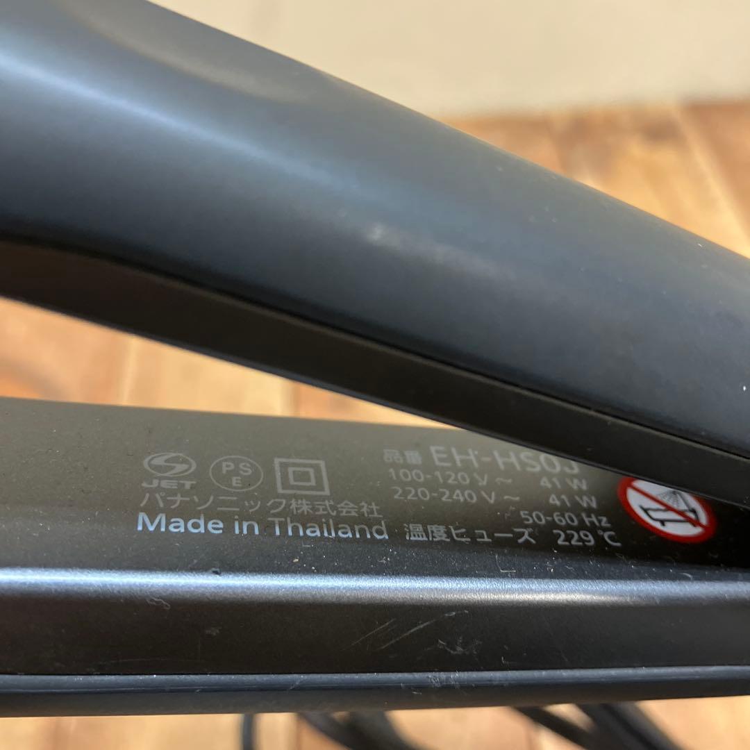 E-5 パナソニック ストレートアイロン ナノケア ヘアアイロン EH-HS0J