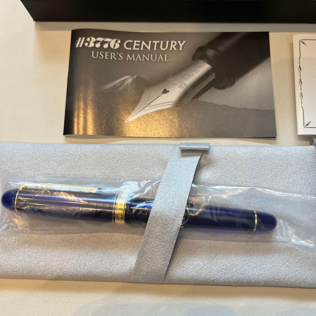 PLATINUM　3776センチュリー　万年筆　専用ケース付き
