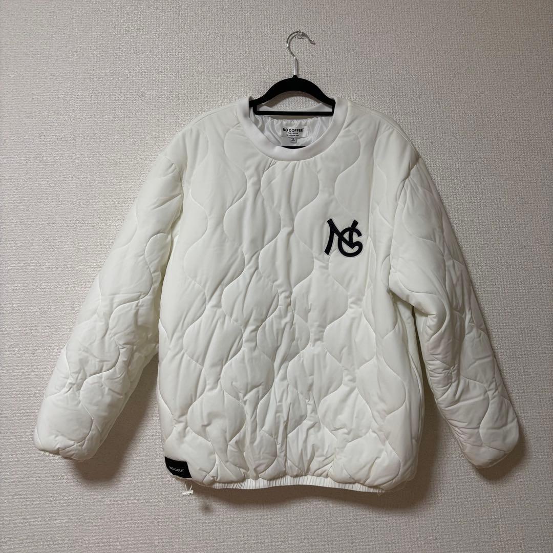 NO COFFEE NO GOLF ノーコーヒーキルティングジャケット XL