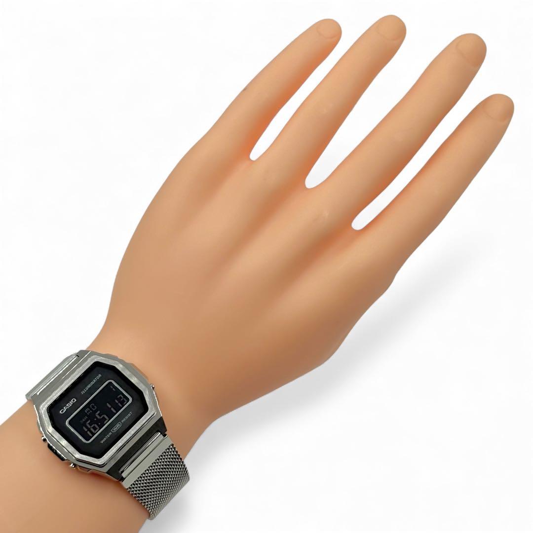 極美品 カシオ A1000M-1BJF プレミアムシリーズ フルメタル 腕時計