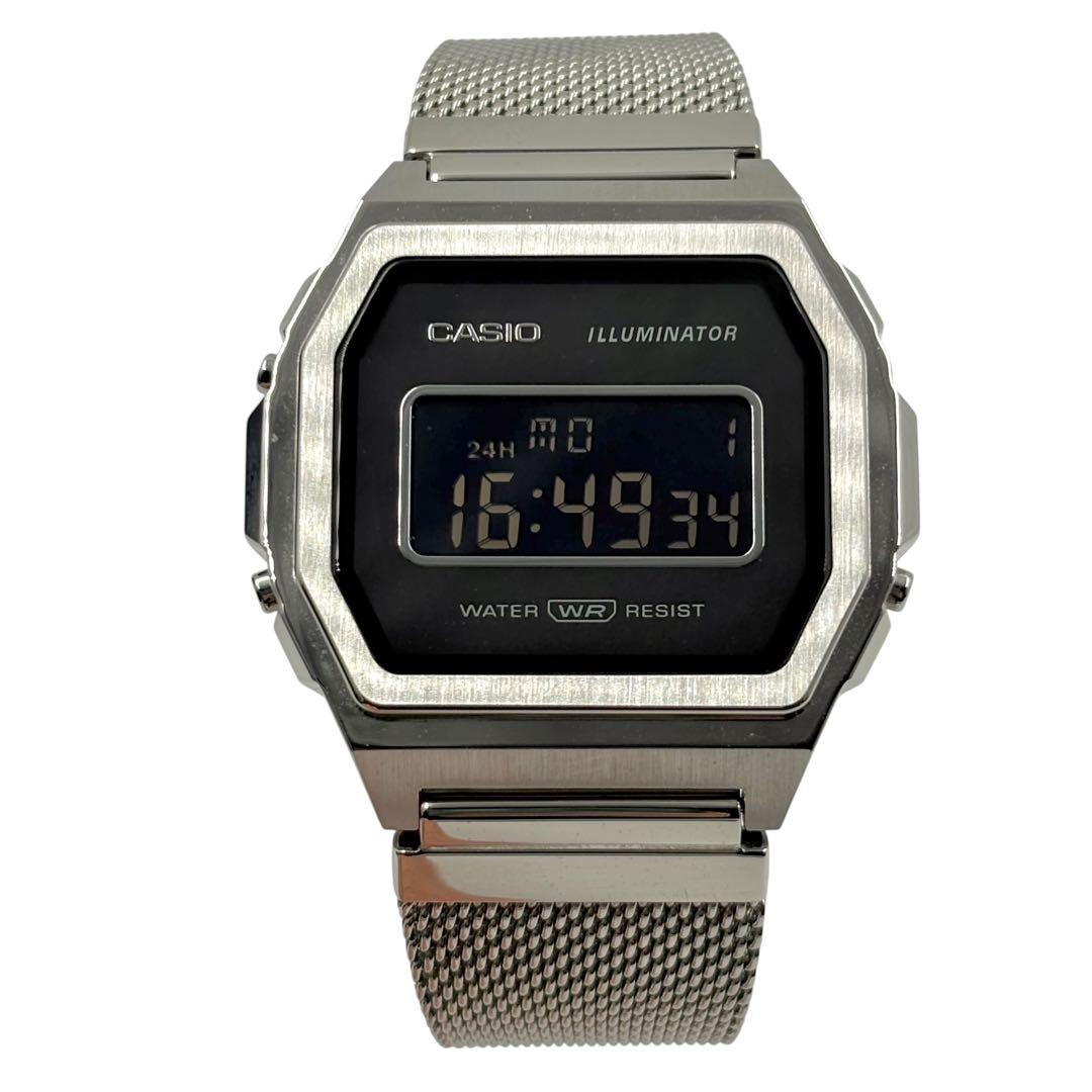 極美品 カシオ A1000M-1BJF プレミアムシリーズ フルメタル 腕時計