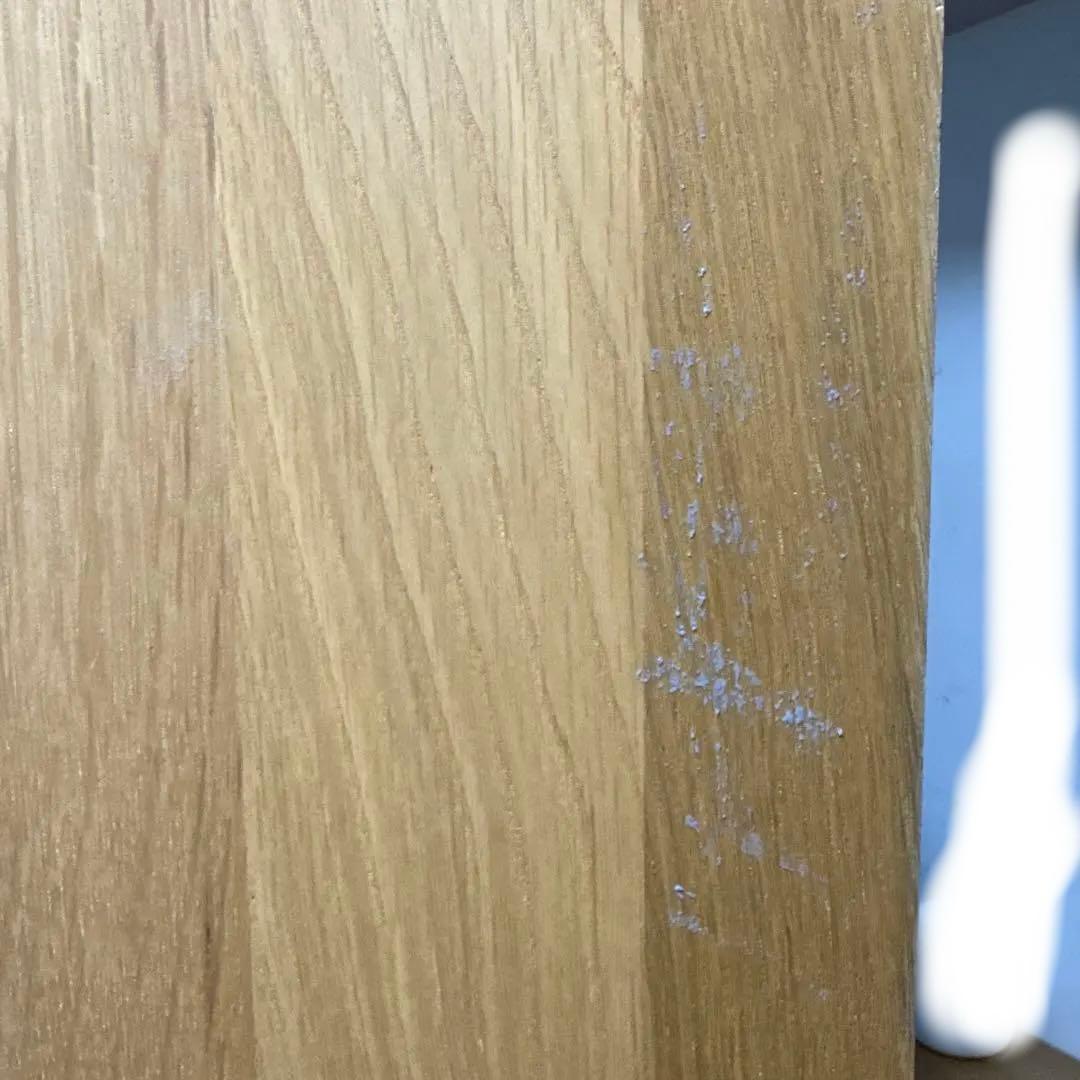 無印良品　オーク材薄型ラック・ワイド大・奥行２２ｃｍ