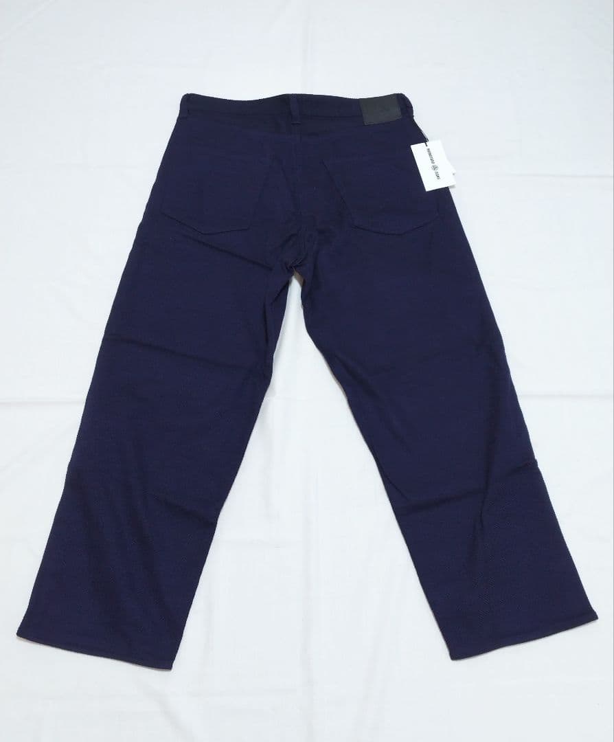 桃太郎ジーンズ MOMOTARO JEANS 刺し子パンツ　W38　ネイビー