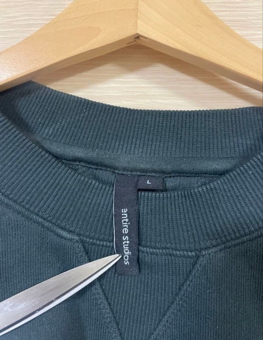 entire studios スウェットbox crew L サイズ ブラック