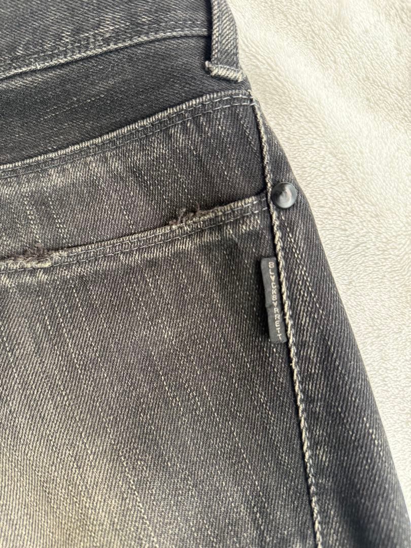 股下87cm Neil Barrett BLACKBARRETT ブラックデニム