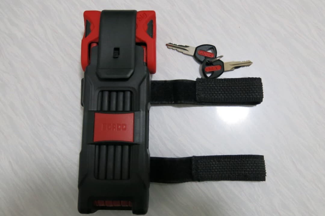 アブスABUS BORDO Big6000FoldingLock 120cm赤