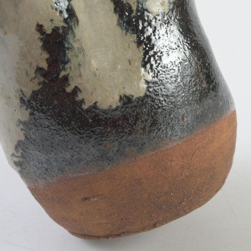 茶道具　元和年代作　古唐津　朝鮮唐津茶入　大徳寺　方谷浩明極め箱　V　9339