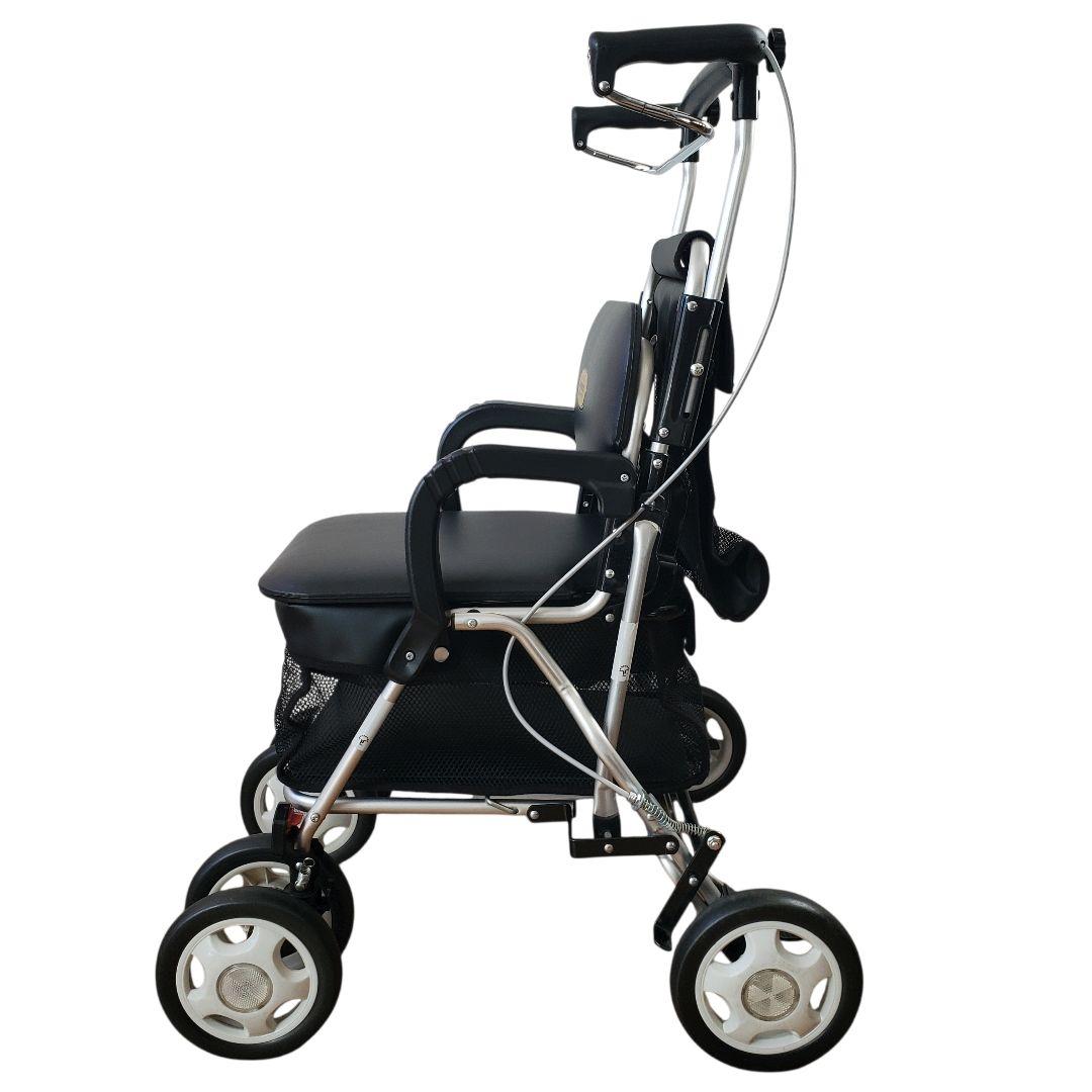 【美品】【一点物】幸和製作所 WALKING STICK II レザー 手押し車