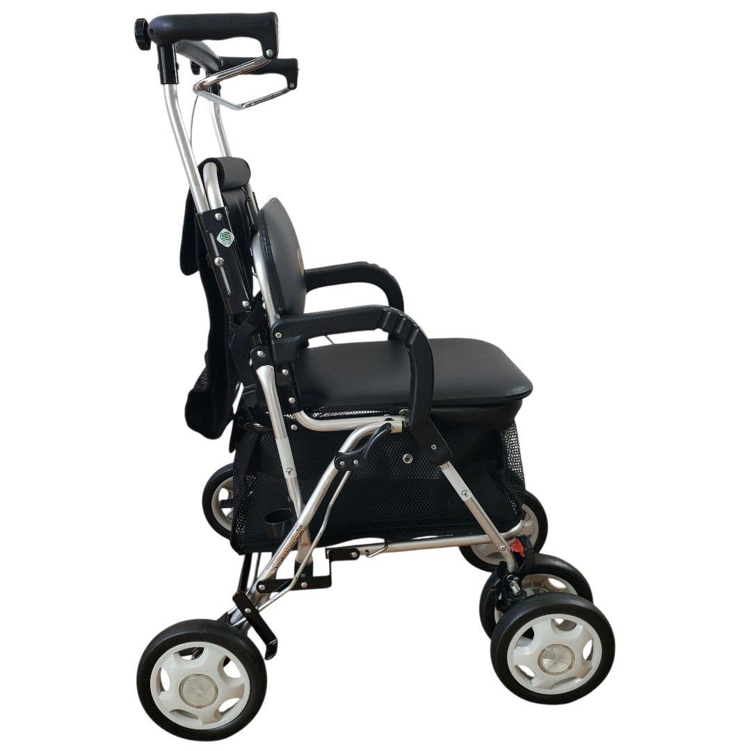 【美品】【一点物】幸和製作所 WALKING STICK II レザー 手押し車