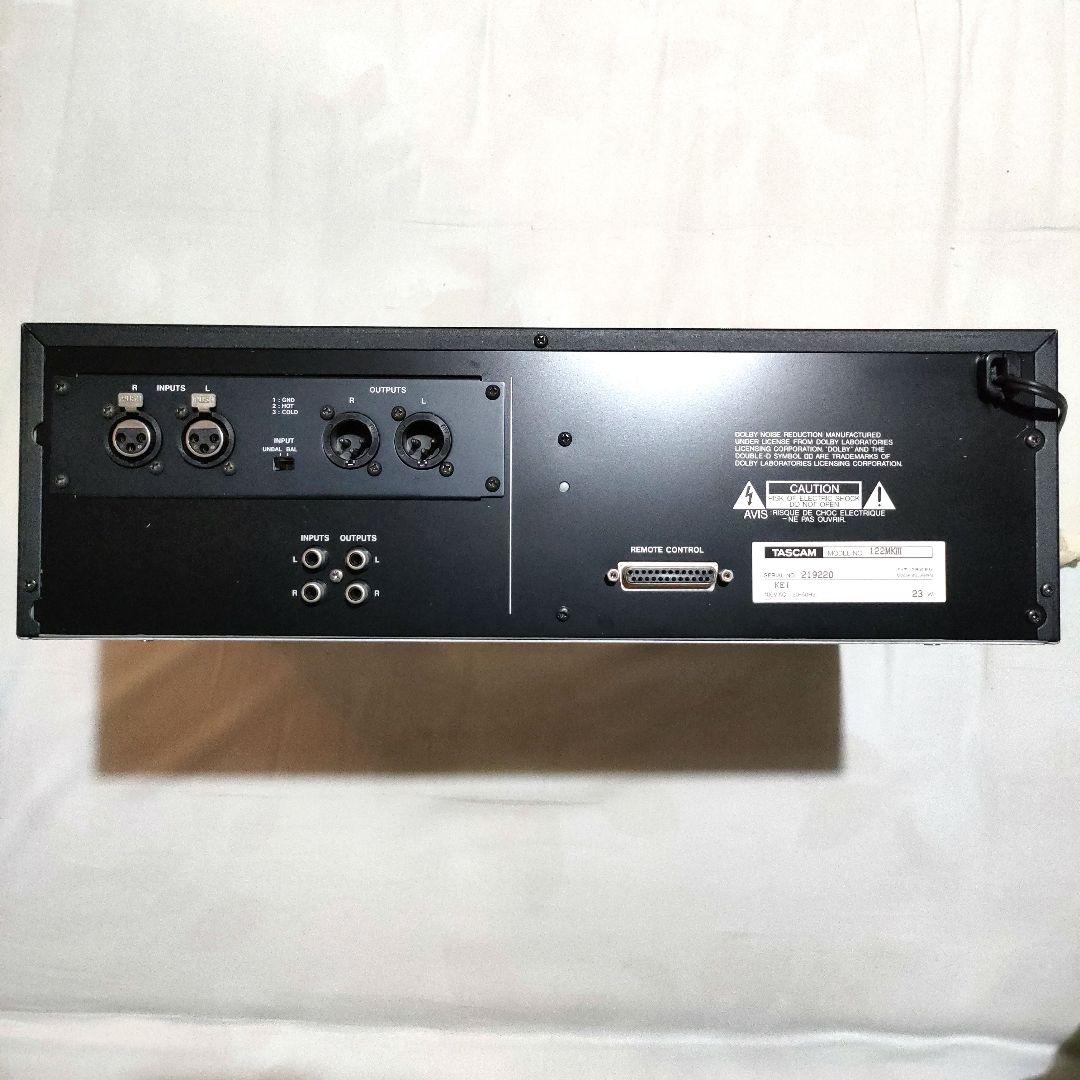 動作品 TASCAM 122MKIII カセットデッキ