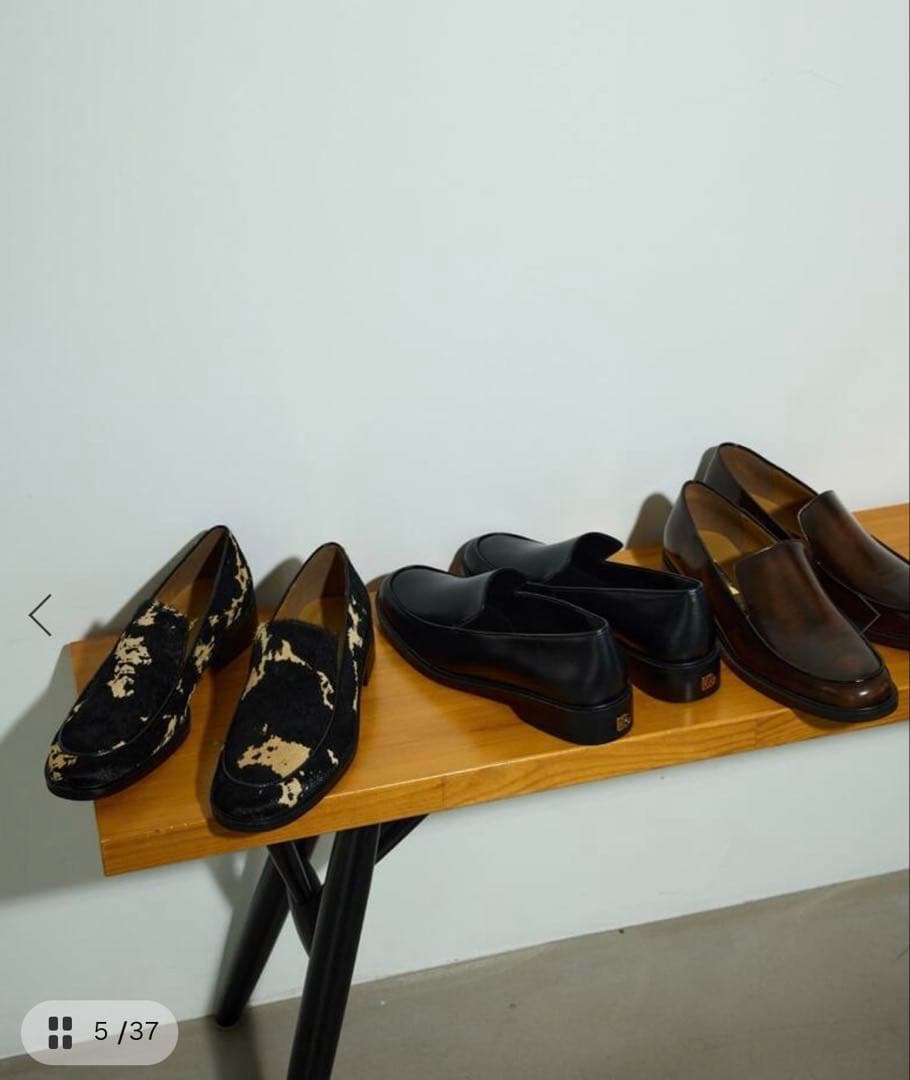 GRISE レザークラシックローファー