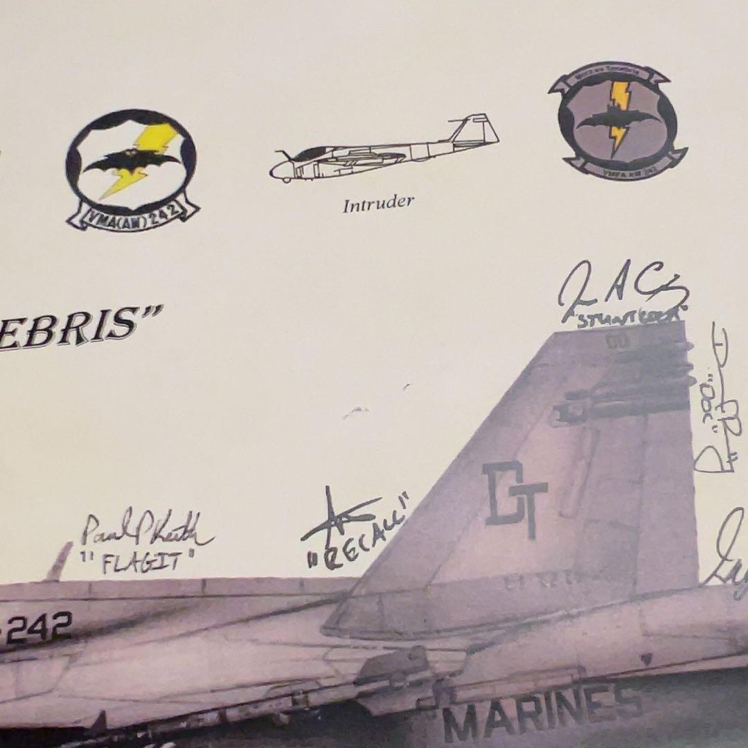 【即購入◎】F/A-18D Hornet ポスター サイン付き