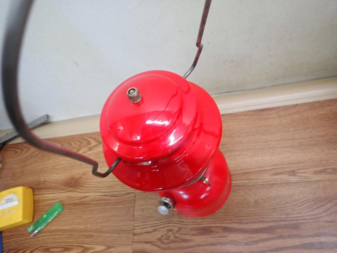 ど*ら様 ビンテージ　コールマン　ガルウィングケース、200A　ランタンセット