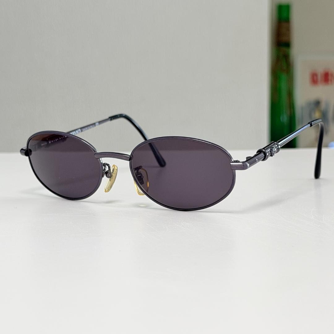 VERSACE ヴェルサーチ オーバル型 サングラス ヴィンテージ S14