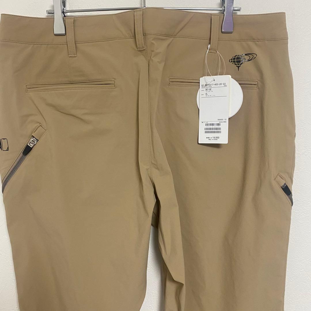 a771 ビームスゴルフ タグ付 定価19000円 ゴルフパンツ ベージュ XL