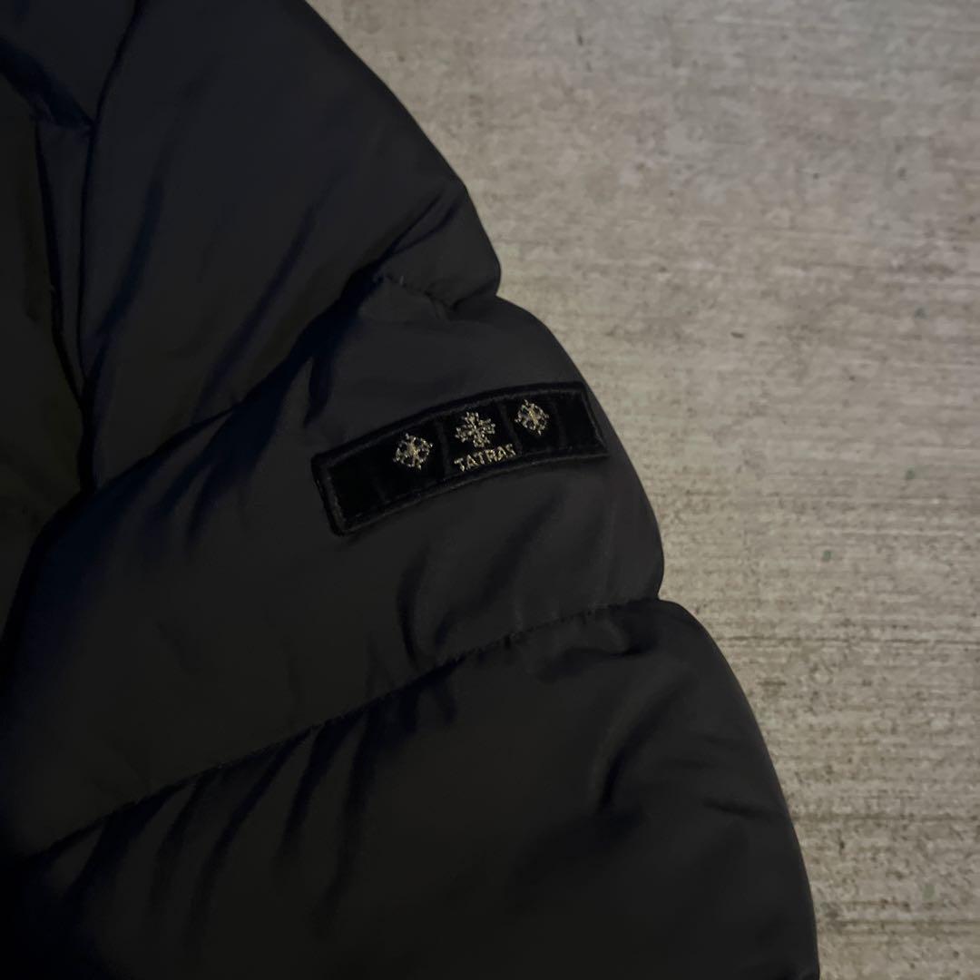 TATRAS ダウンジャケット フーディー 2way ブラック サイズ4