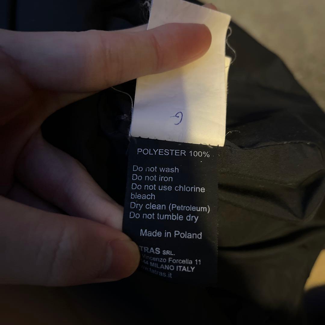 TATRAS ダウンジャケット フーディー 2way ブラック サイズ4