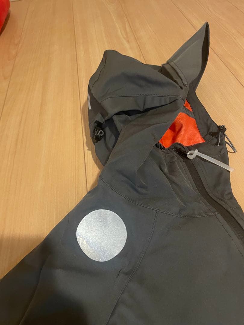 inhabitant ダークグレー ドット柄 スキーウェア