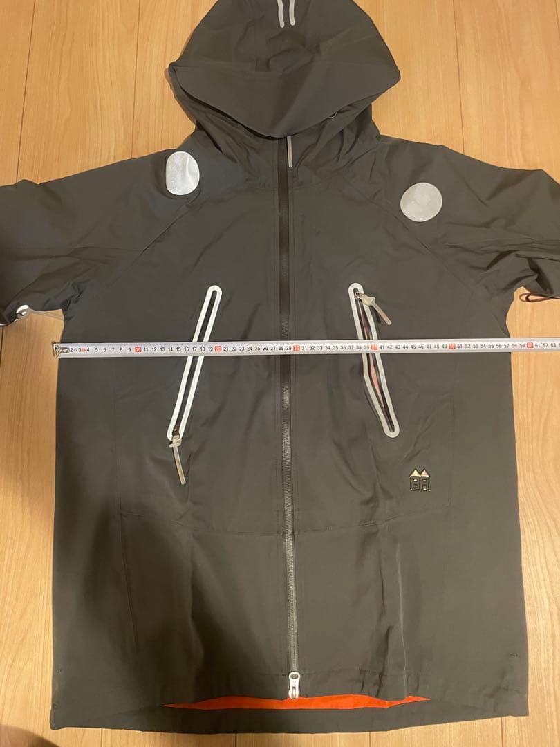 inhabitant ダークグレー ドット柄 スキーウェア