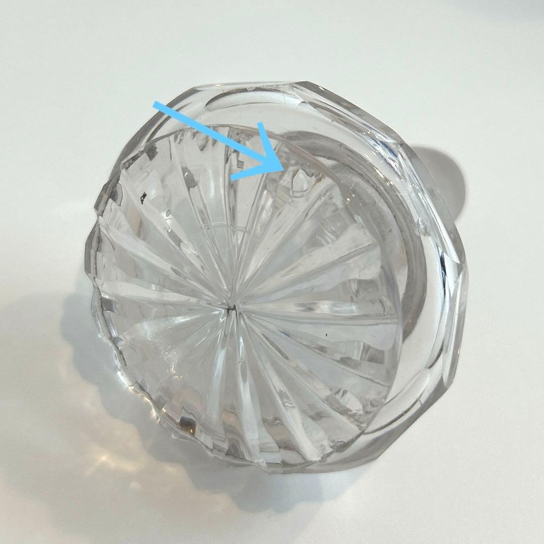 ボヘミアガラス デキャンタ 1930年代西洋 アンティーク クリスタルガラス